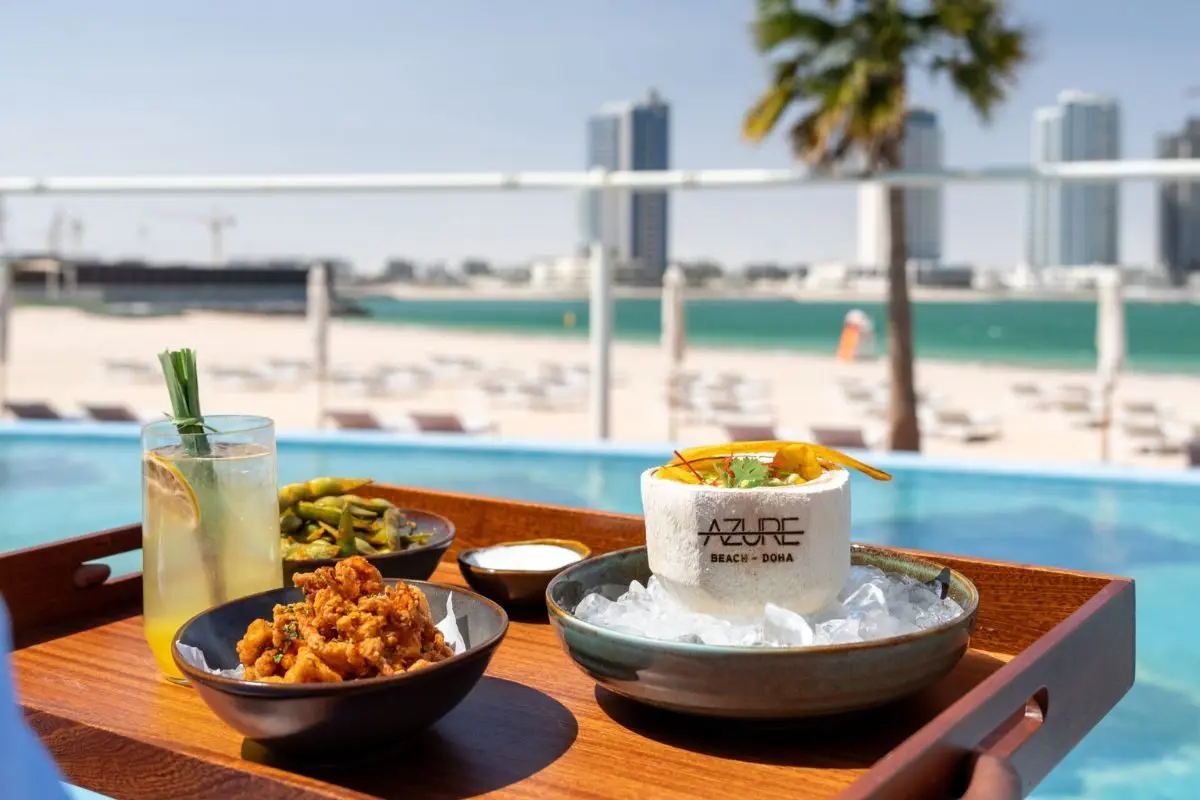 Ristoranti e caffè sulla spiaggia Azure