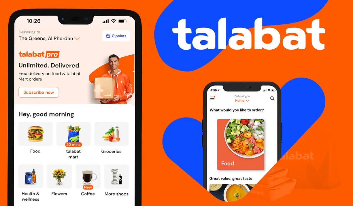 Talabat per ordinare cibo online