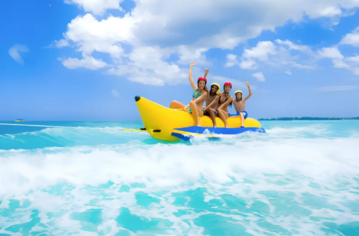 È il banana boat un mezzo di trasporto adatto per famiglie e bambini?