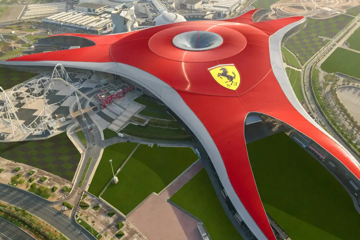 Ferrari World Roller Coaster Dubai 