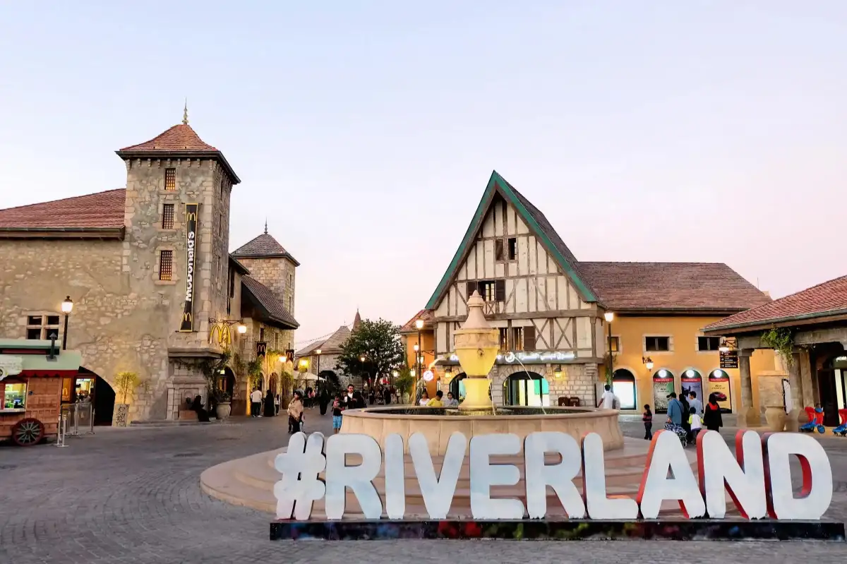 Les différentes sections de Riverland Dubaï