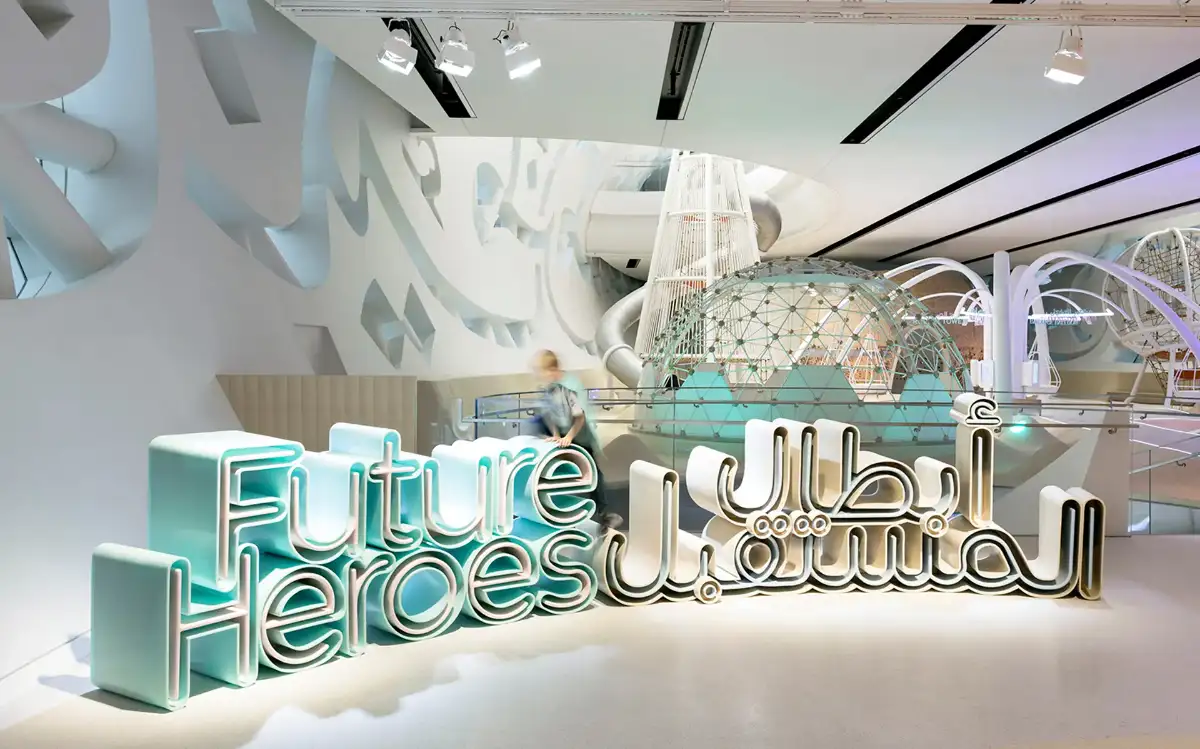 Le diverse sezioni del museo del futuro