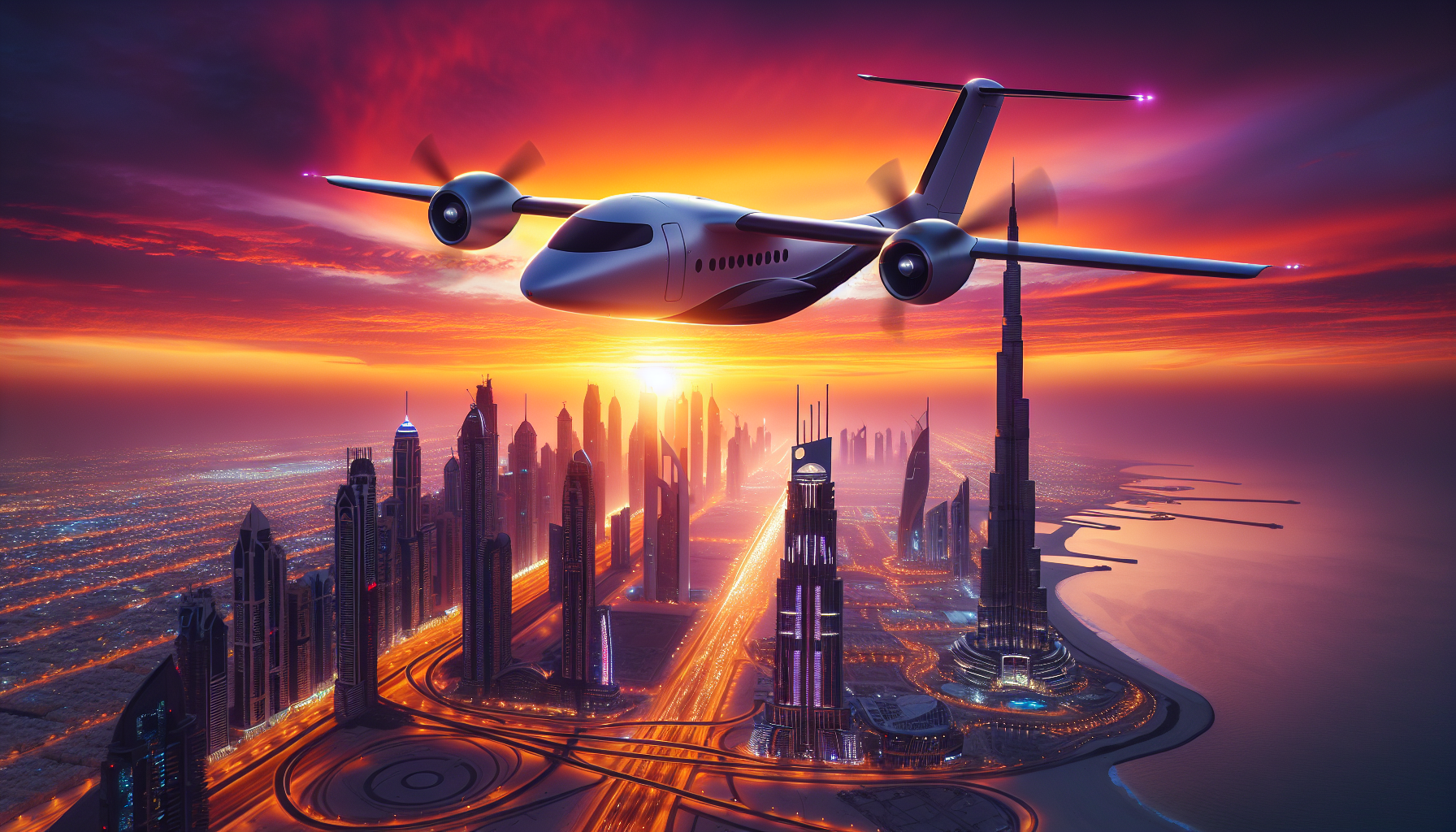 Dubai nel cielo: esposizione aerea 2025 con la presenza di aerei eVTOL